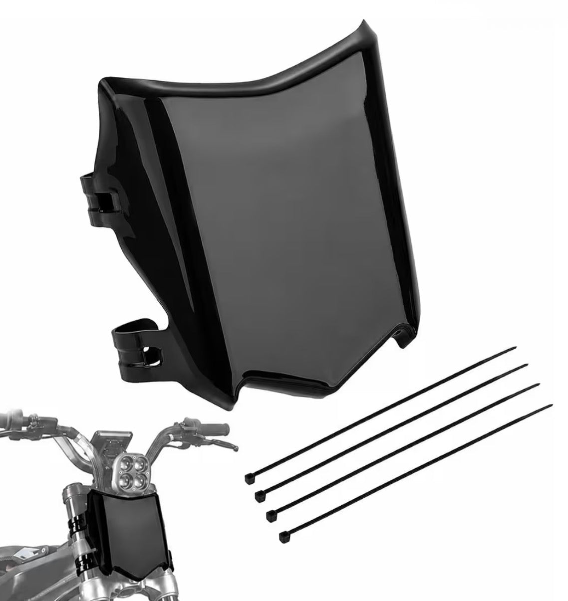Surron motorcycle front plate